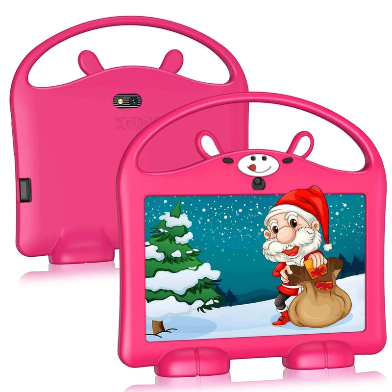 XGODY T702 PRO 7 Inch 32GB Android 11.0 OS Children's Tablets PC Handheld Cartoon Leather Case
