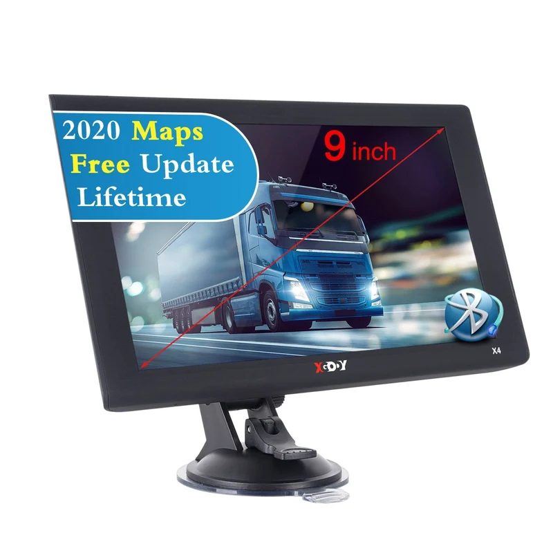 XGODY X4 BT/F 9'' Navigator GPS Sat Nav FM Bluetooth