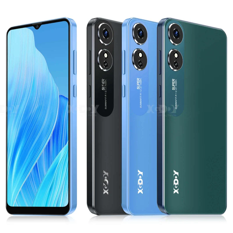 XGODY Mate40 Pro | 6.5" HD Display, Android 9.0, 500MP Dual Cameras, Face Unlock