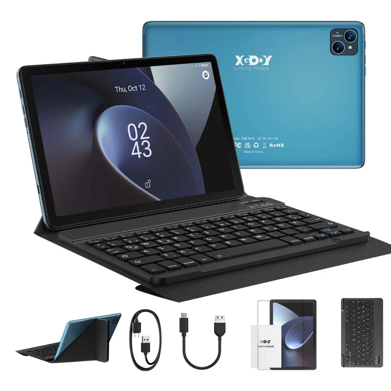 XGODY M10 10.1-inch HD Android 13.0 Tablet | 6GB+256GB | 13MP Camera