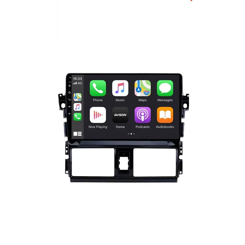 Navegación para Toyota Vios Yaris 2013-2016 | CarPlay | Android Auto | WIFI | Bluetooth | QLED | XR4