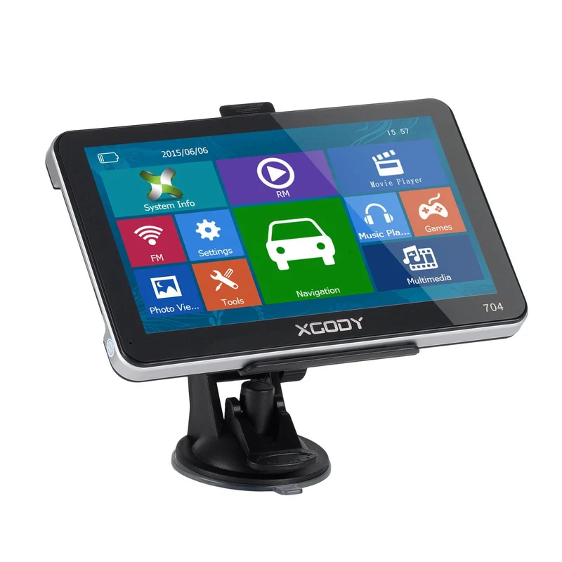 XGODY 704F 7'' Car truck Portable GPS Navigator Sunshade