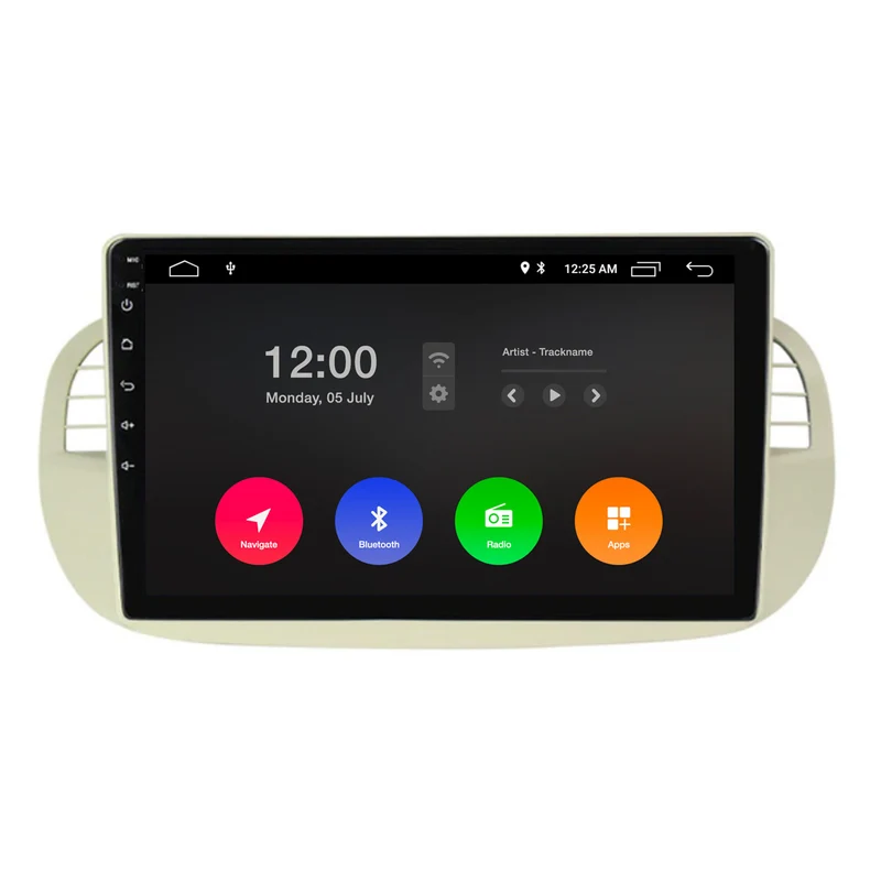 Navigation for Fiat 500 | Full Touch | Carplay | Android | DAB | Bluetooth | And more