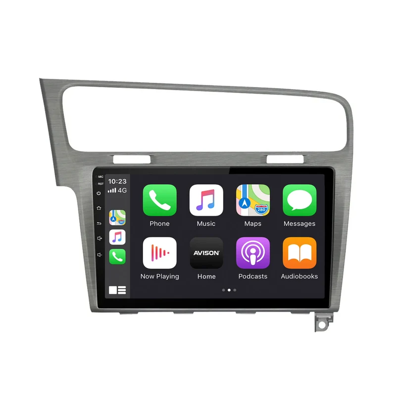 Navegación para VW Golf 7 | Carplay | Android | DAB+ | Bluetooth | 64 GB | Gris Cepillado