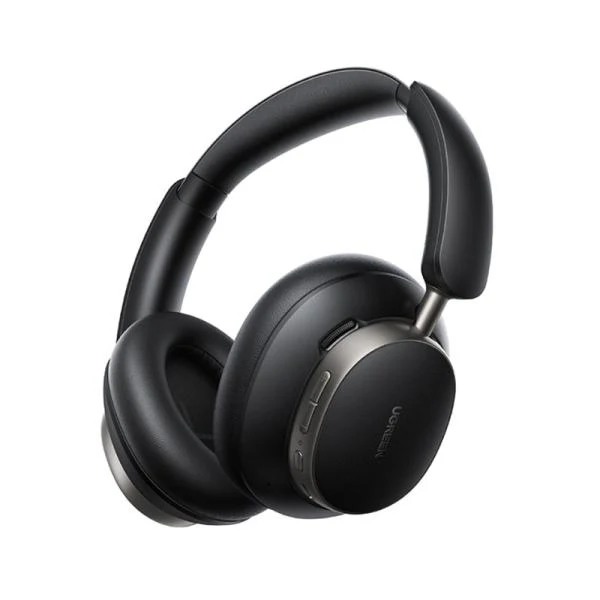 HEADSET UGREEN STUDIO PRO HP206 INALÁMBRICO BLUETOOTH CON MICRÓFONO, CANCELACIÓN ACTIVA DE RUIDO Y LDAC NEGRO 55687