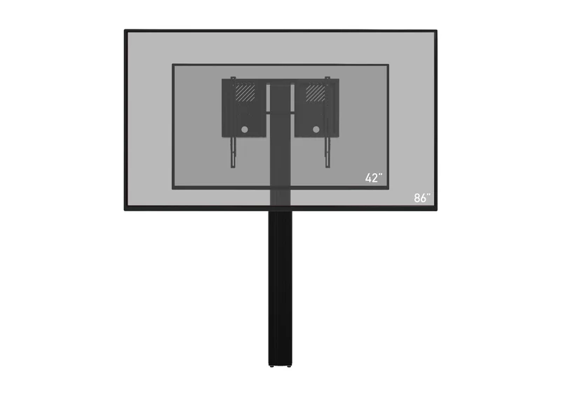 celexon Expert elektrisch höhenverstellbarer Display-Ständer Adjust-4286WB mit Wandbefestigung