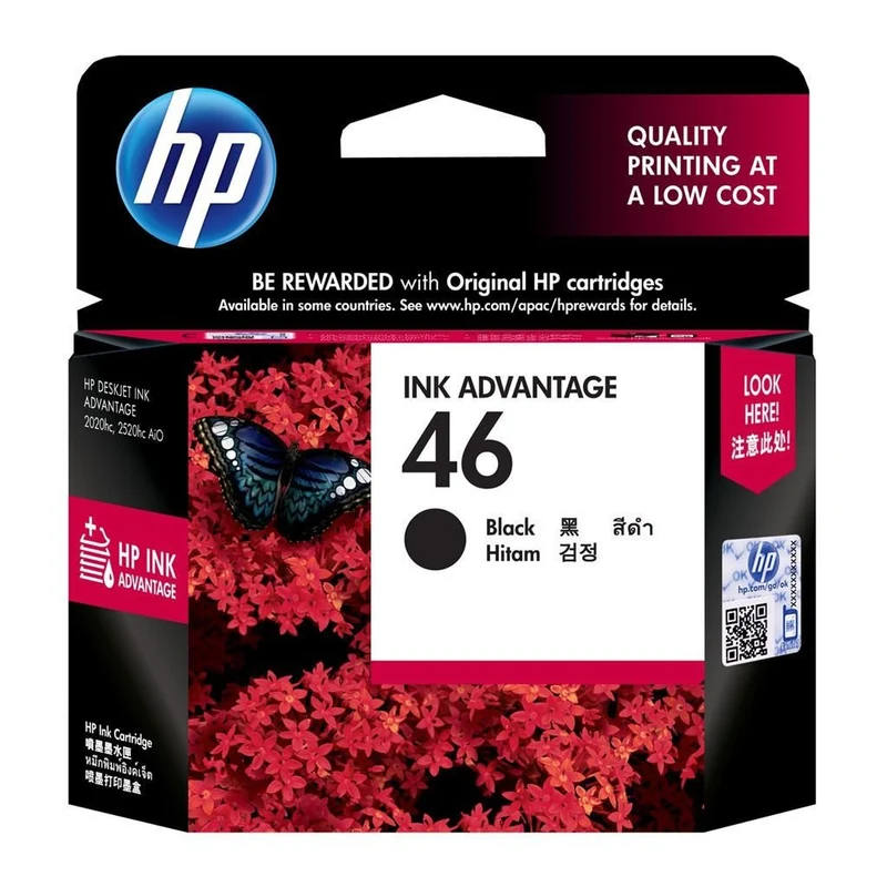 CARTUCHO DE TINTA HP 46 NEGRO 26 ML CZ637AL
