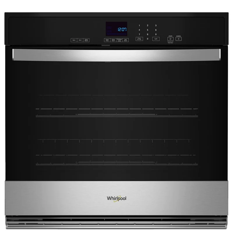 HORNO ELÉCTRICO DE EMPOTRE WHIRLPOOL 30" 5.0 PIES³ 3 EN 1 ACERO INOXIDABLE WOES3030LS