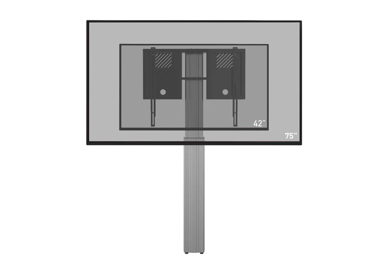 celexon Expert elektrisch höhenverstellbarer Display-Ständer Adjust-4286WS mit Wandbefestigung