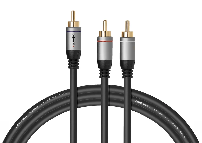 celexon Cinch auf 2x Cinch Audiokabel - Professional Line