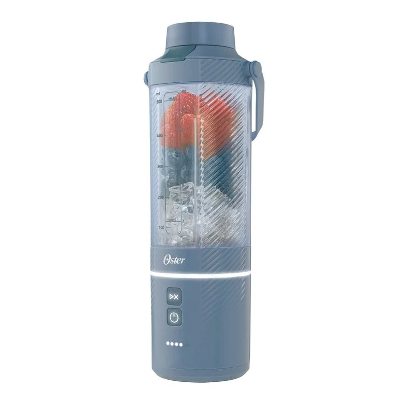 LICUADORA PORTÁTIL OSTER GOMAX 590ML RECARGABLE USB-C AZUL BLSTGFP-MH20