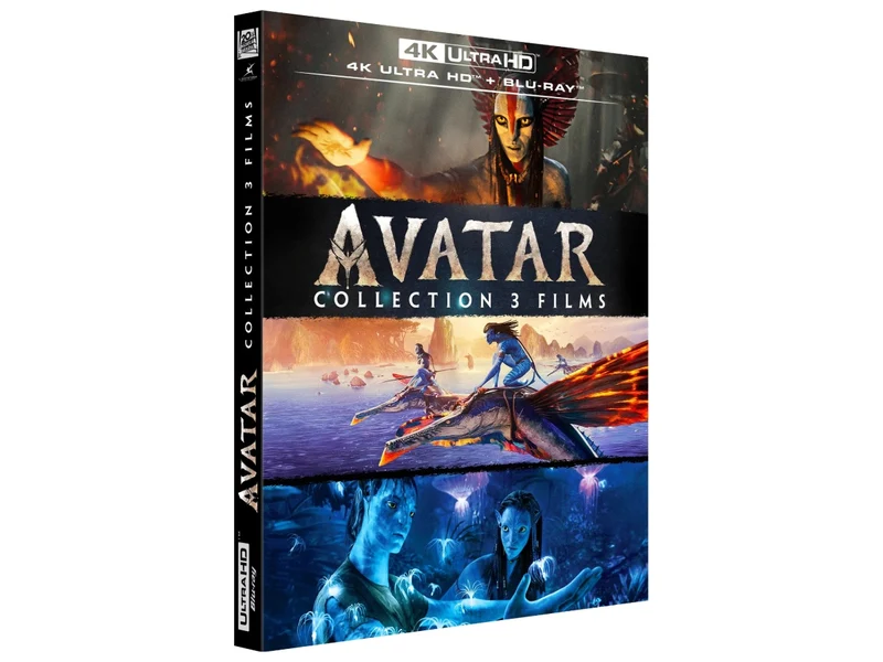 COFFRET AVATAR - COLLECTION 3 FILMS - 3 UHD 4K + 3 BD