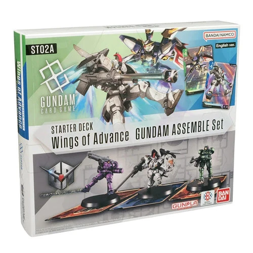 Bandai Gundam Card Game Wings of Advance ST02A Gundam Assemble Starter Set