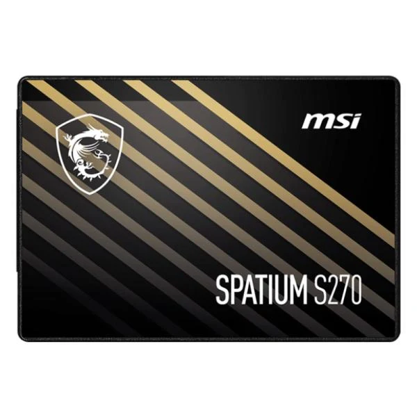 HD INTERNO SOLIDO 960GB MSI SPATIUM S270 2.5 PULG SATA III 500MB/S / 450MB/S S78-440P130-P83 NEGRO