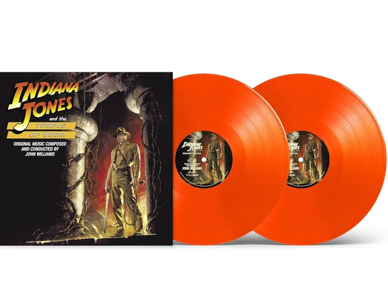 INDIANA JONES AND THE TEMPLE OF DOOM - ORANGE VINYL (Edition Limitée)