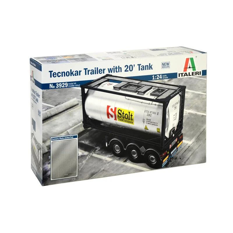 Italeri 1/24 Tecnokar Trailer with 20' Tank