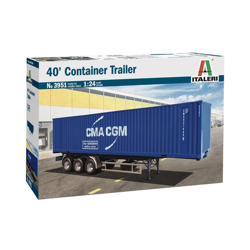 Italeri 1/24 40' Container Trailer