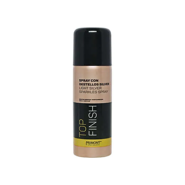 TOP FINISH SPRAY C/DESTELLOS SILVER