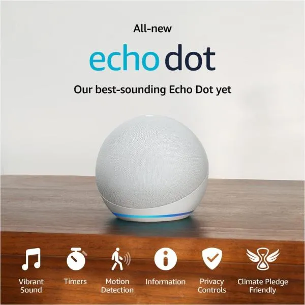 Amazon Echo Dot 5 Blanco B09B94RL1R
