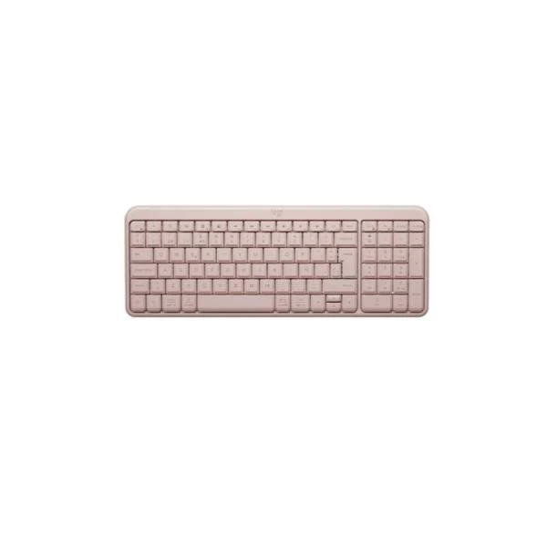 Teclado Logitech K250 Inalambrico Bluetooth Compacto Español Rosado 920-013447