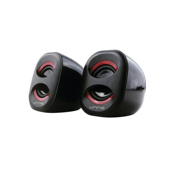 Parlante UNNO TEKNO Brazza 2.0 Estéreo Rojo SP9012RD