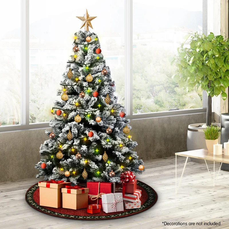 Christabelle Snow-Tipped Snowflocked Artificial Christmas Tree 2.4m 1500 Tips