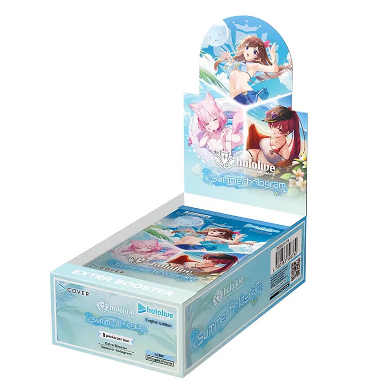 Bushiroad hololive OFFICIAL CARD GAME JPN hEB01 Summer hologram Extra Booster Box Japanese