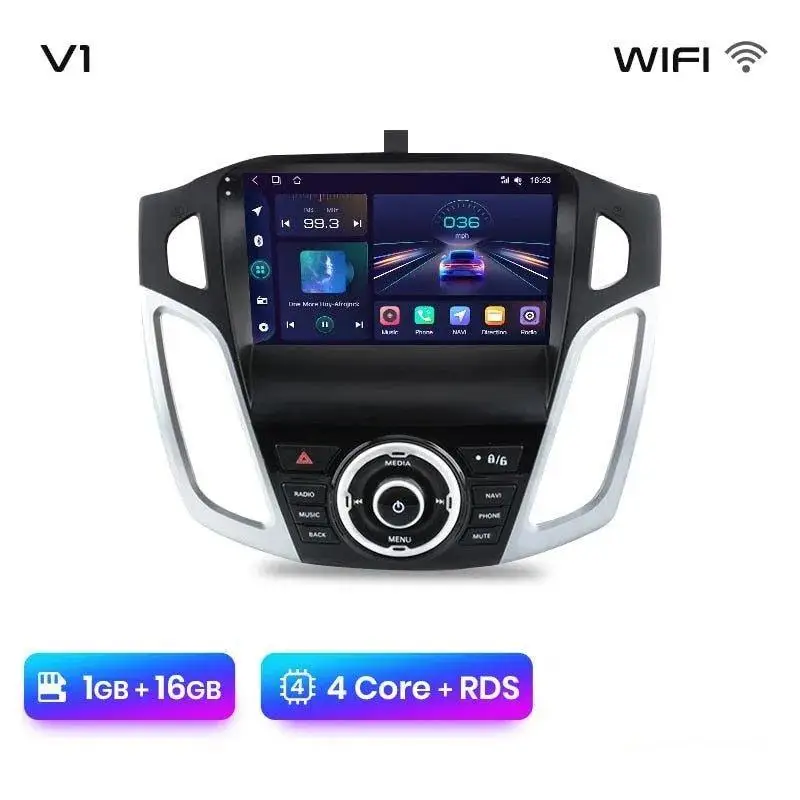 Radio Android do Ford Focus III MK3 (2011-2019) CarPlay Android Auto 4G WiFi GPS DSP