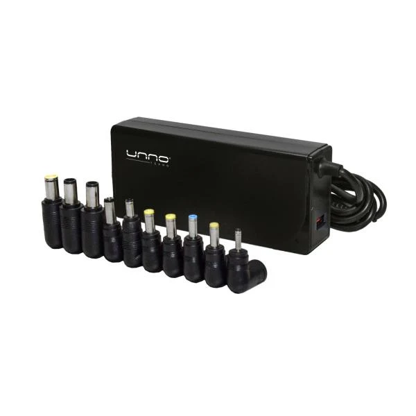Cargadores Laptop UNNO TEKNO Universal 90W Auto Switch PW5291BK