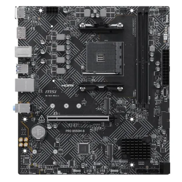 TARJETA MADRE MSI PRO B550M-B AM4 MATX DDR4 911-7D14-024