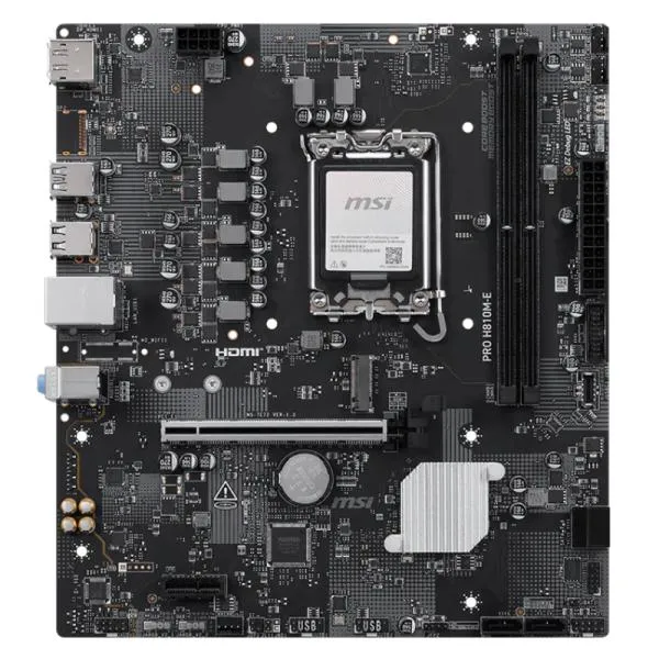 TARJETA MADRE MSI PRO H810M-E LGA 1851 MATX DDR5 911-7E72-002