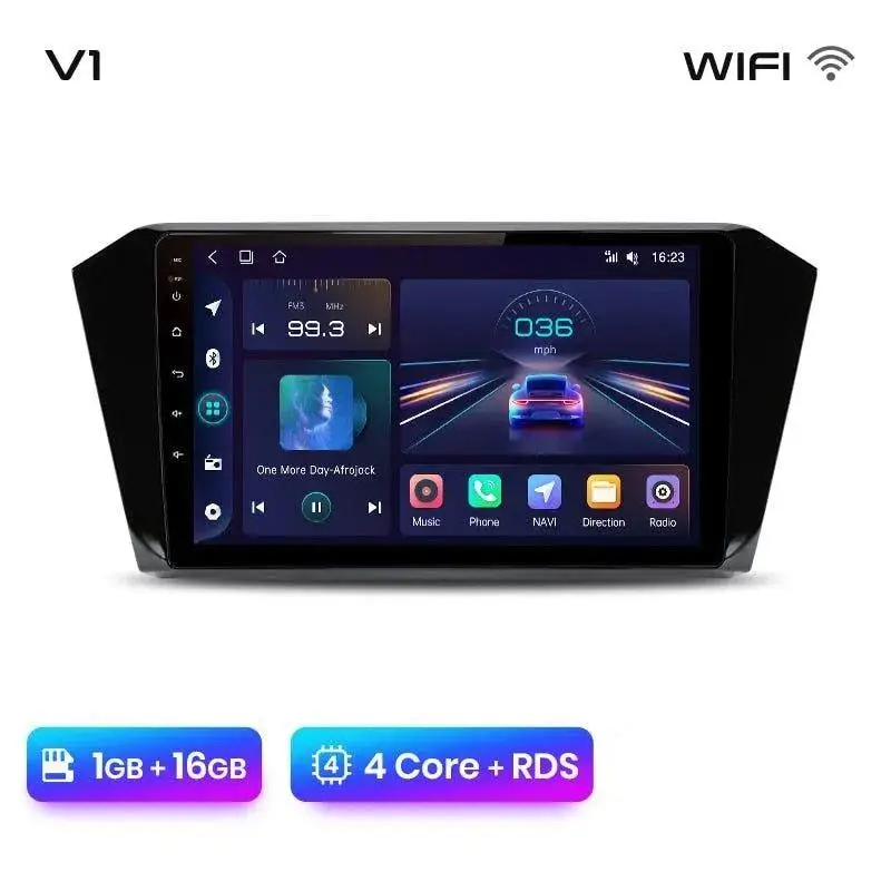 Radio Android do Volkswagen VW Passat B8 (2015-2020) CarPlay Android Auto 4G WiFi GPS DSP