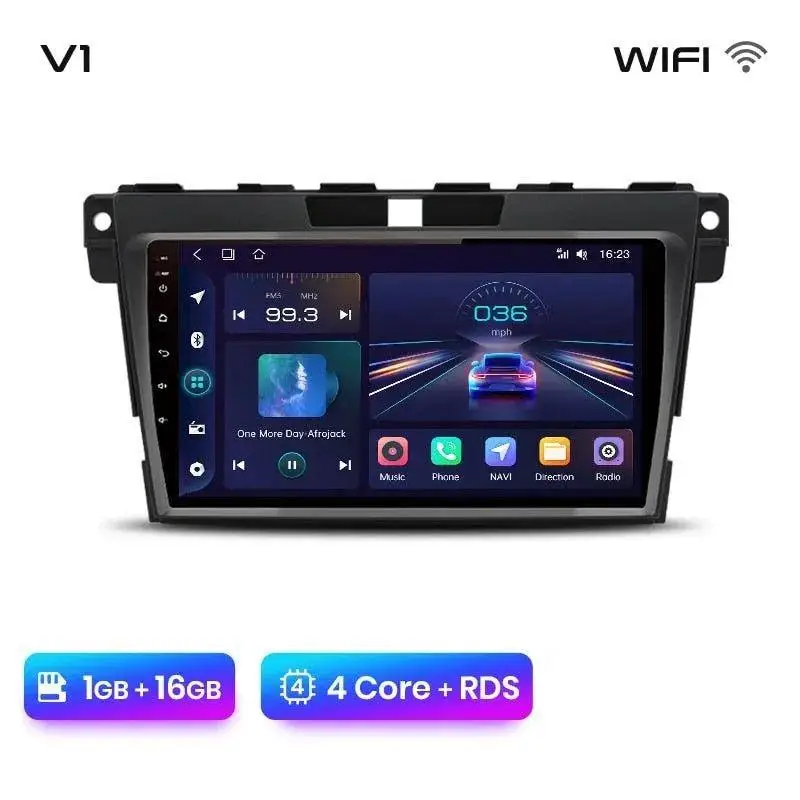 Radio Android do Mazda CX-7 (2008-2015) CarPlay Android Auto 4G WiFi GPS DSP