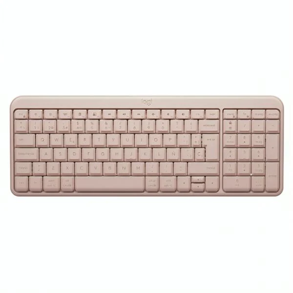 TECLADO LOGITECH K250 COMPACT MEMBRANA INALAMBRICO BLUETOOTH ESPAÑOL 920-013447 ROSADO
