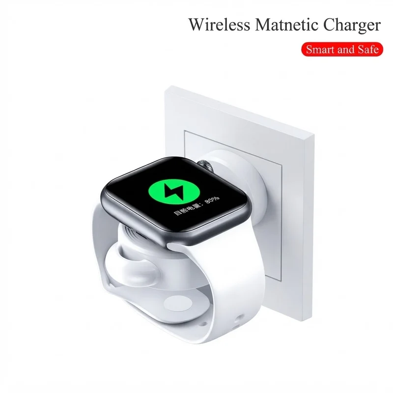 Mini cargador de reloj inalámbrico portátil para apple Watch con puerto USB