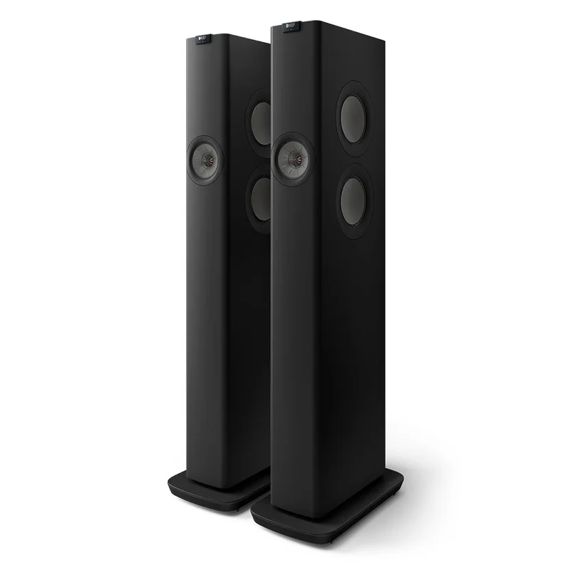 KEF LS60 Wireless Hifi Speakers Pair (Carbon Black)