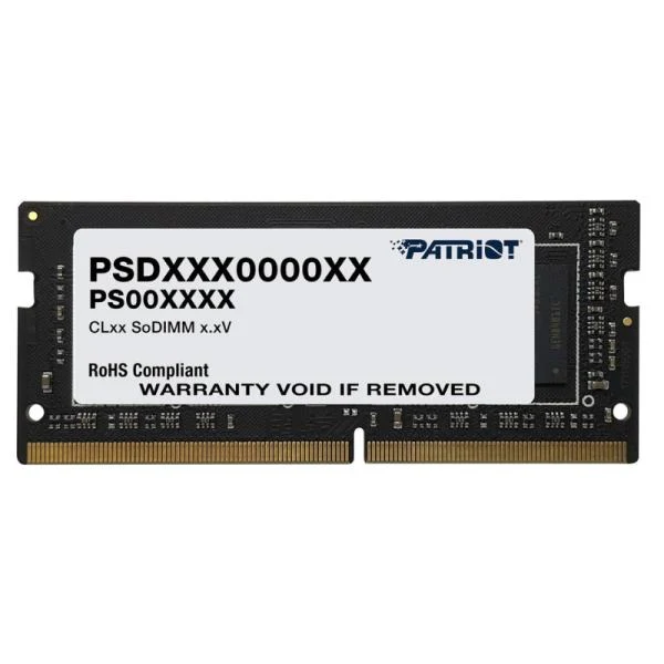 MEMORIA RAM LAPTOP 16GB PATRIOT PSD516G560081S SL DDR5 5600MHZ CL46 1.1V NEGRO
