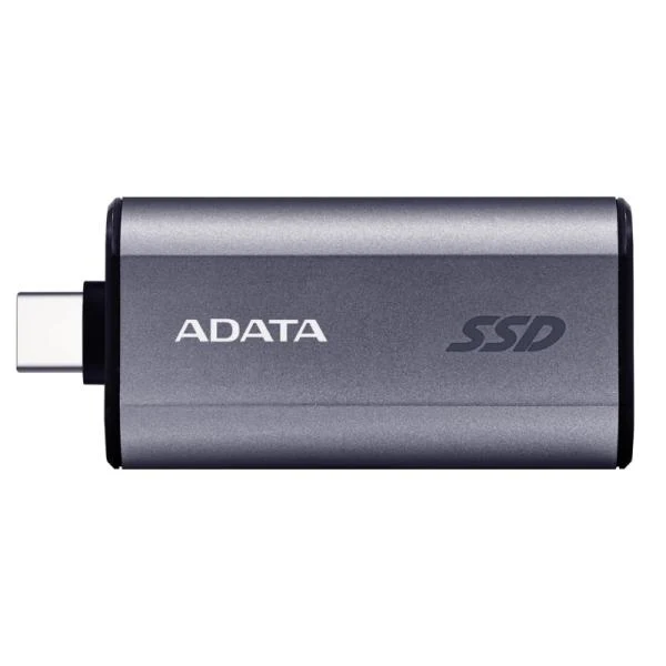 HD SOLIDO EXTERNO 1TB ADATA SC750 USB 3.2 GEN 2 TIPO C 1050 MB/S 1000 MB/S SC750-1000G-CCBK GRIS