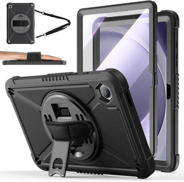 Estuche para Galaxy Tab A9+ y A11+ 11" SM-X210/X216/X218 Negro + Protector Pantalla ZTOTOPCASE B0CHNS45D6
