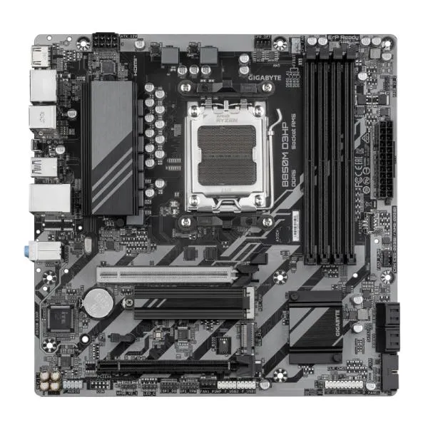 TARJETA MADRE GIGABYTE B850M D3HP AM5 MICRO-ATX DDR5 NEGRO / BLANCO