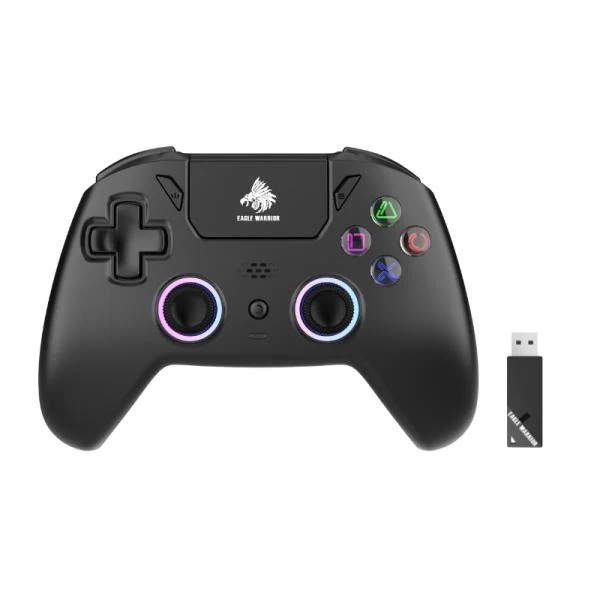 GAME PAD EAGLE WARRIOR HG04D COMPATIBLE CON PS5 INALAMBRICO 2.4G NEGRO