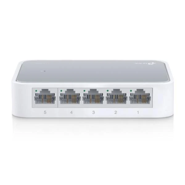 SWITCH TP LINK TL-SF1005D 5 PUERTOS FAST ETHERNET 10/100 MBPS NO ADMINISTRABLE BLANCO