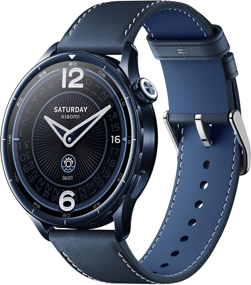 RELOJ INTELIGENTE XIAOMI WATCH S5 46MM AMOLED GPS 5ATM AZUL CERÁMICO