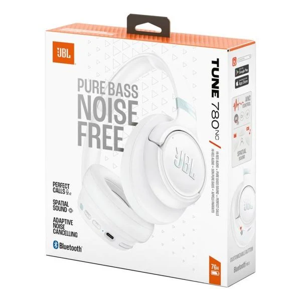 Audifonos JBL Tune 780NC Bluetooth Noise Cancelling Blanco JBLT780NCWHTAM