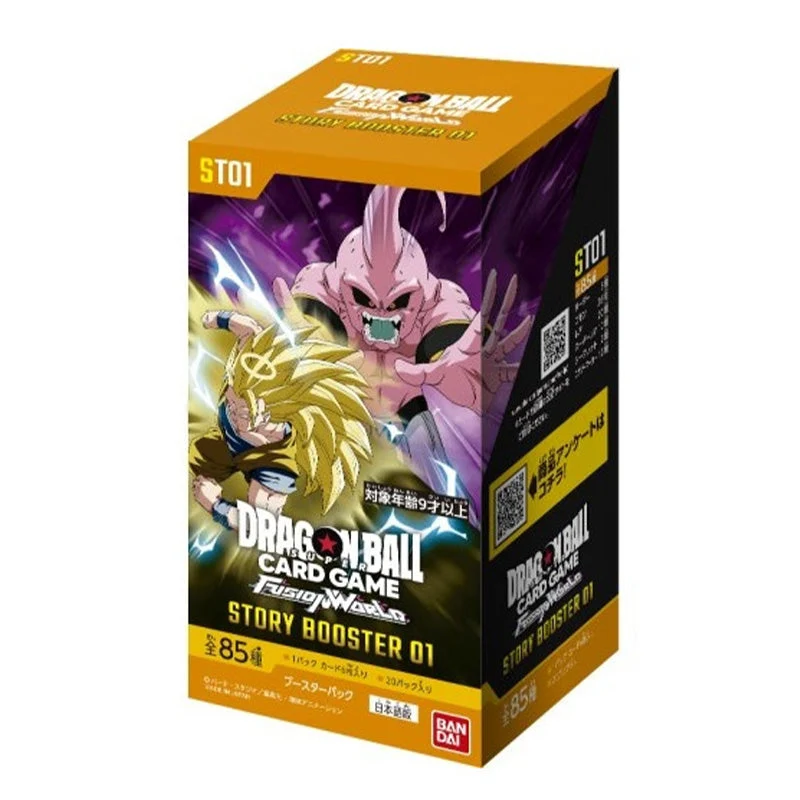 Bandai Dragon Ball Super Card Game Fusion World Story Booster 01 ST01 Booster Box Japanese