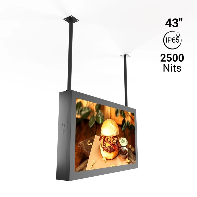 Pantalla LCD 43" Full HD - Outdoor - Soporte de techo -Android - IP65