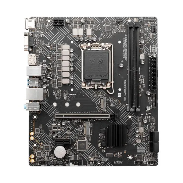 TARJETA MADRE MSI PRO H610M-G DDR4 LGA MATX DDR4 1700 911-7D46-097 NEGRO