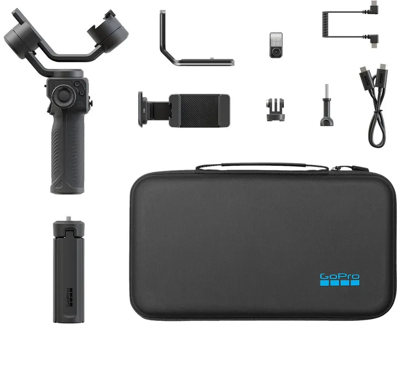 GIMBAL GOPRO FLUID PRO AI AGMSS-011 ESTABILIZADOR 3 EJES CON SEGUIMIENTO IA