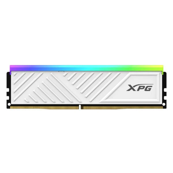 MEMORIA RAM PC 8GB XPG SPECTRIX D35G DDR4 3200MHz CL16 1.35V RGB AX4U32008G16A-SWHD35G BLANCO