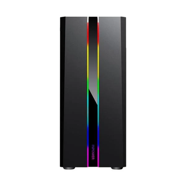 CASE GAMING RGB EAGLE WARRIOR TLALOC CG05RDRA002C L400 MID TOWER 1 VENTILADOR DE 120MM CON VIDRIO LATERAL Y TIRA RGB (INCLUYE PEQUEÑO CONTROL BOARD NEGRO